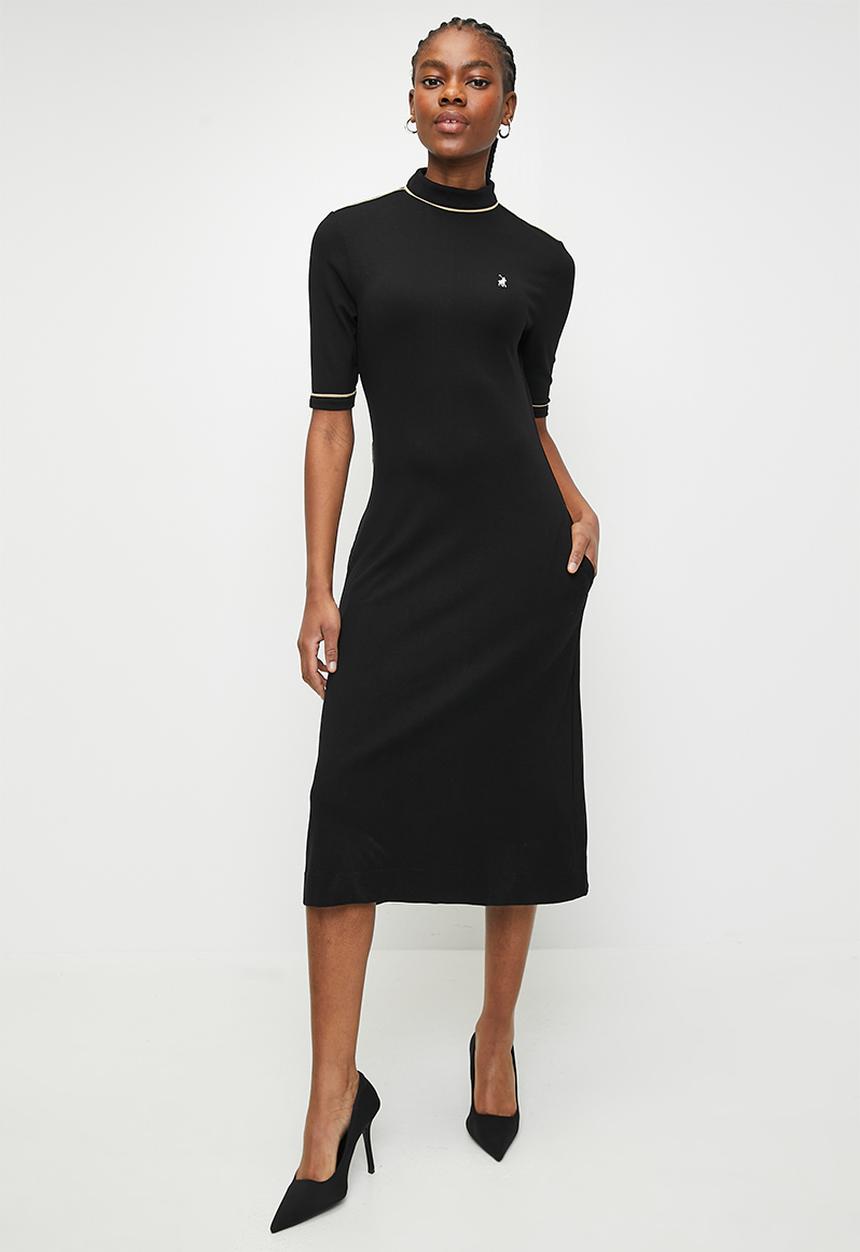 POLO - WMN NIA MS DRESS - BLACK