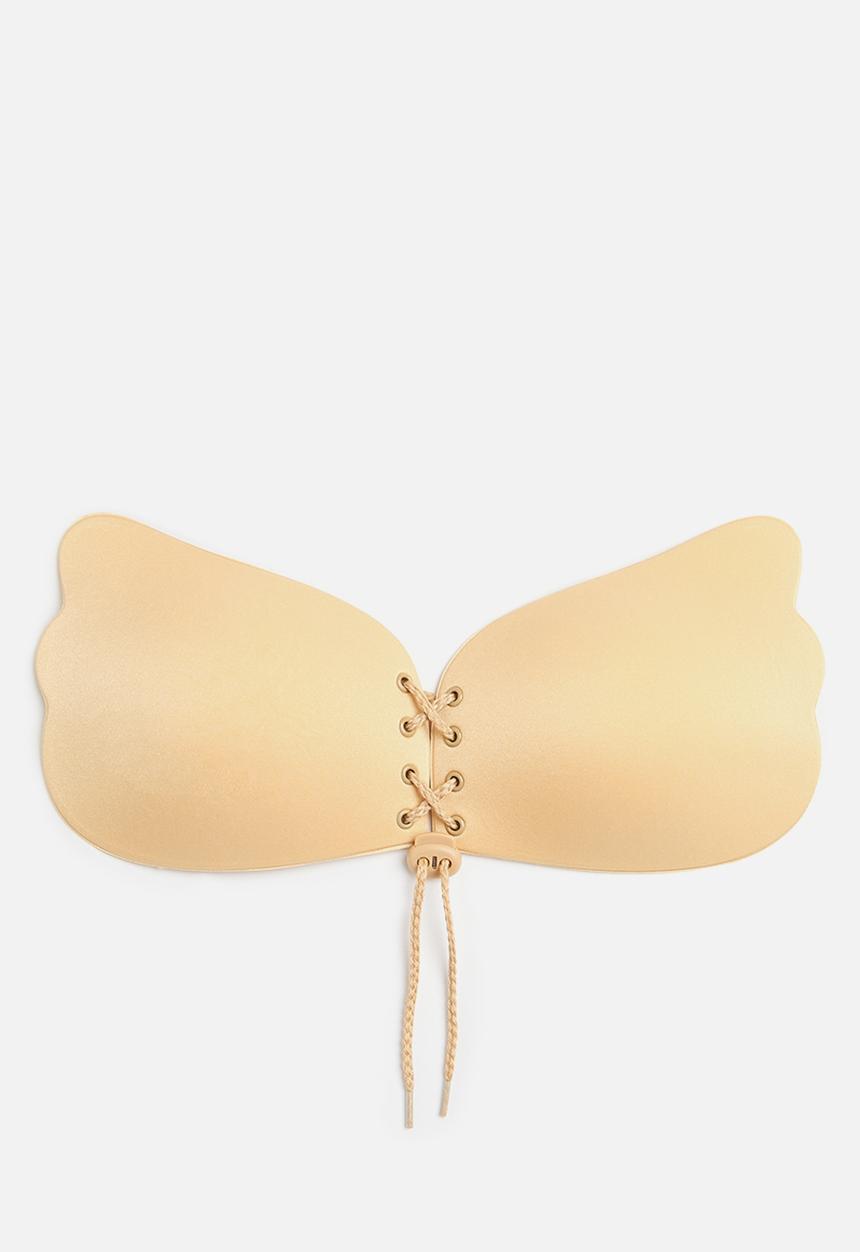 Easy Curves Shapewear - Wing push up stick on bra - beige