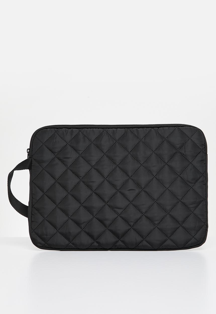 Pop Candy - Quilted laptop sleeve - black