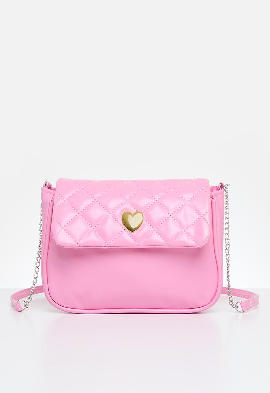 Pop Candy - Go & shine pink pu sling bag - pink