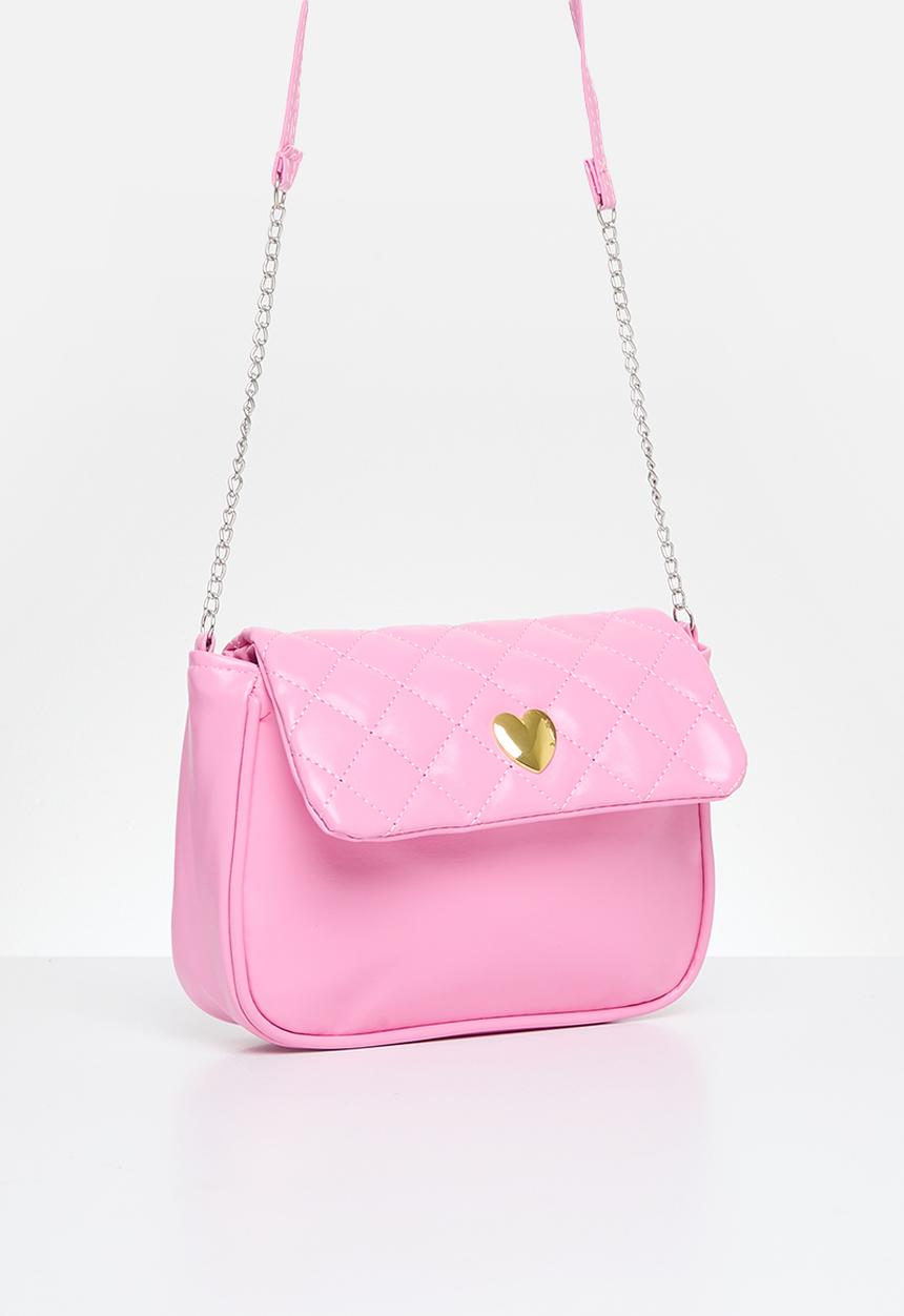 Pop Candy - Go & shine pink pu sling bag - pink