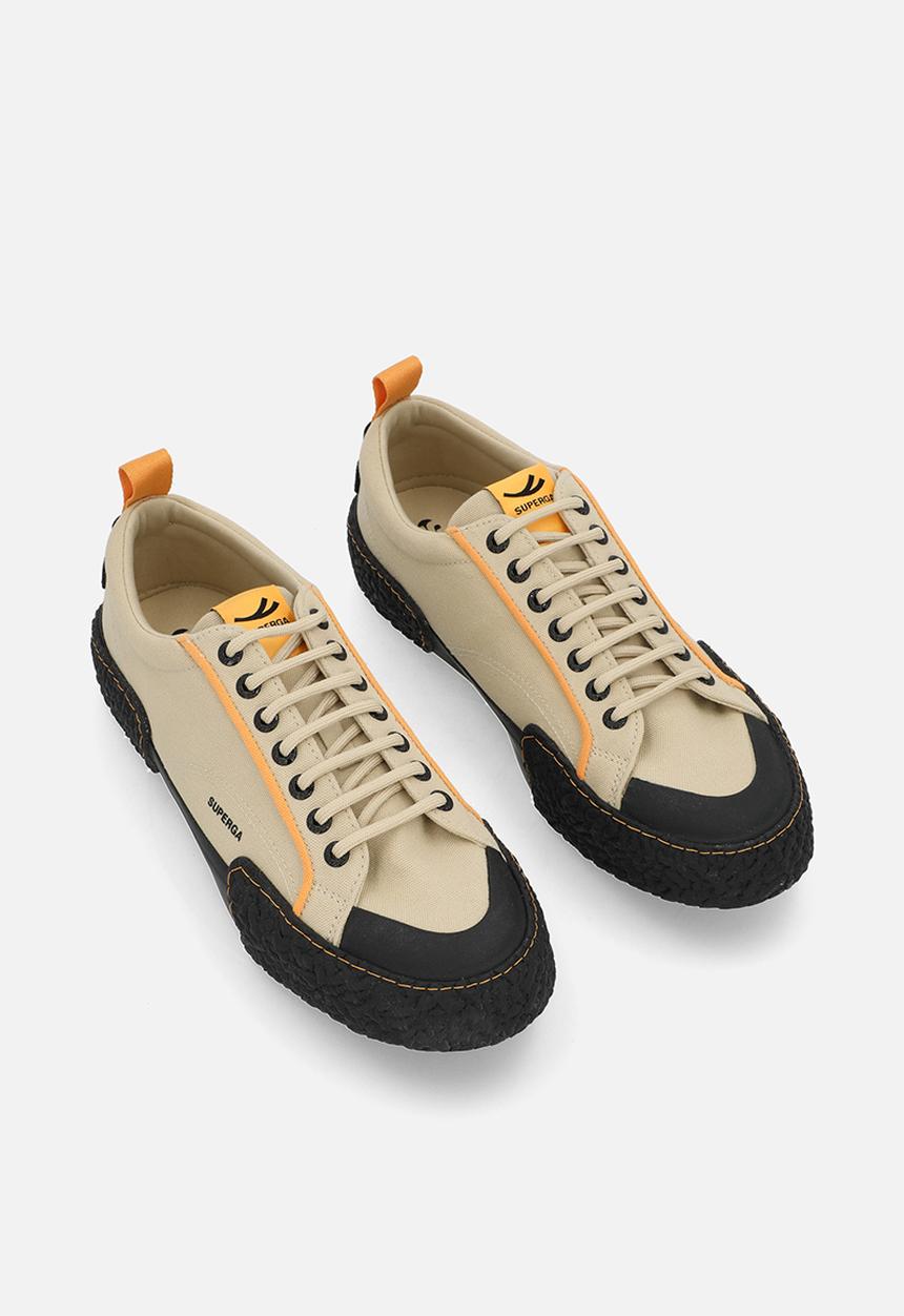 2661 Big bumpers tape - aj7 beige orange blaze black - canvas big bump