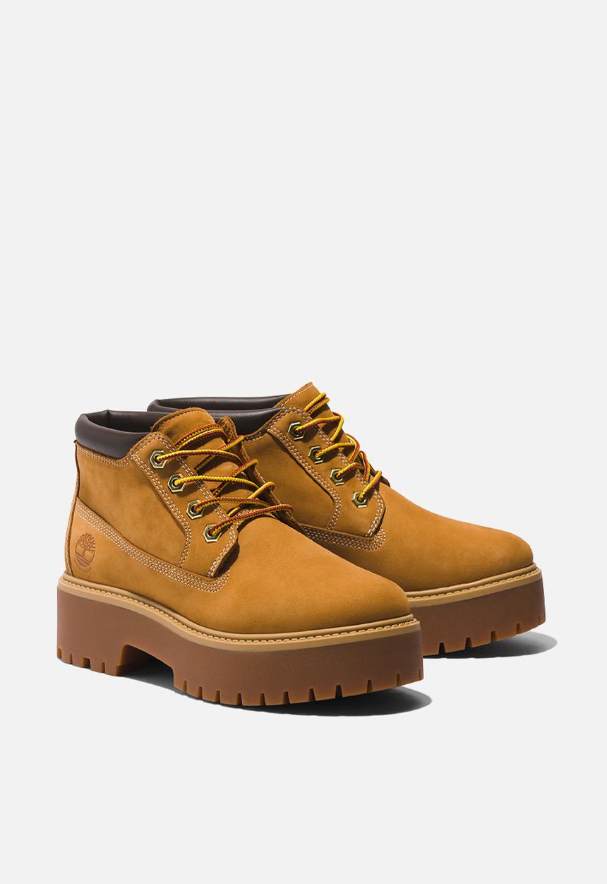Timberland - Stone street mid lace up waterproof boot - wheat