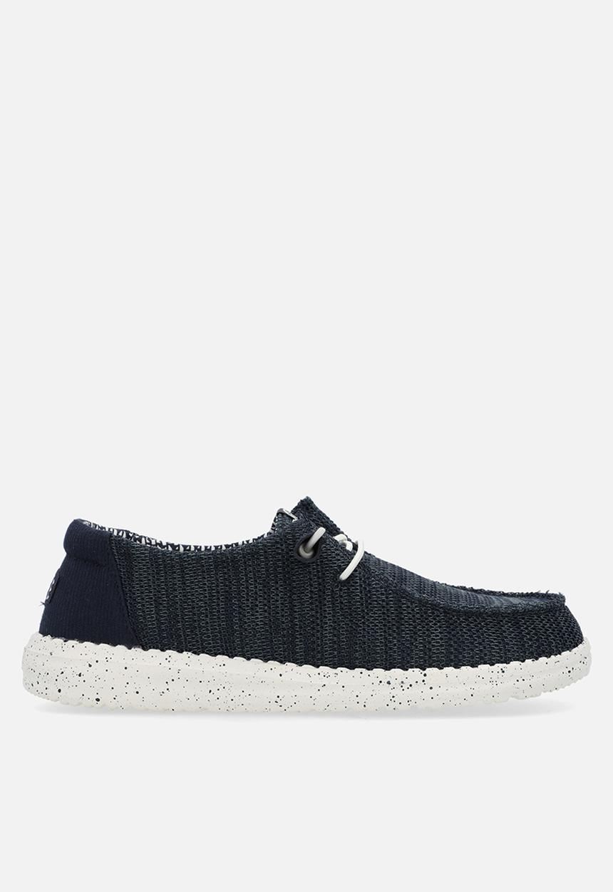 Hey Dude - Wendy Stretch Mesh slip on - Navy