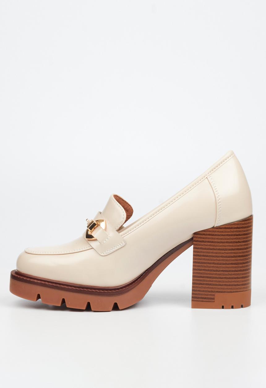 Miss Black - Leah 2 heel - stone