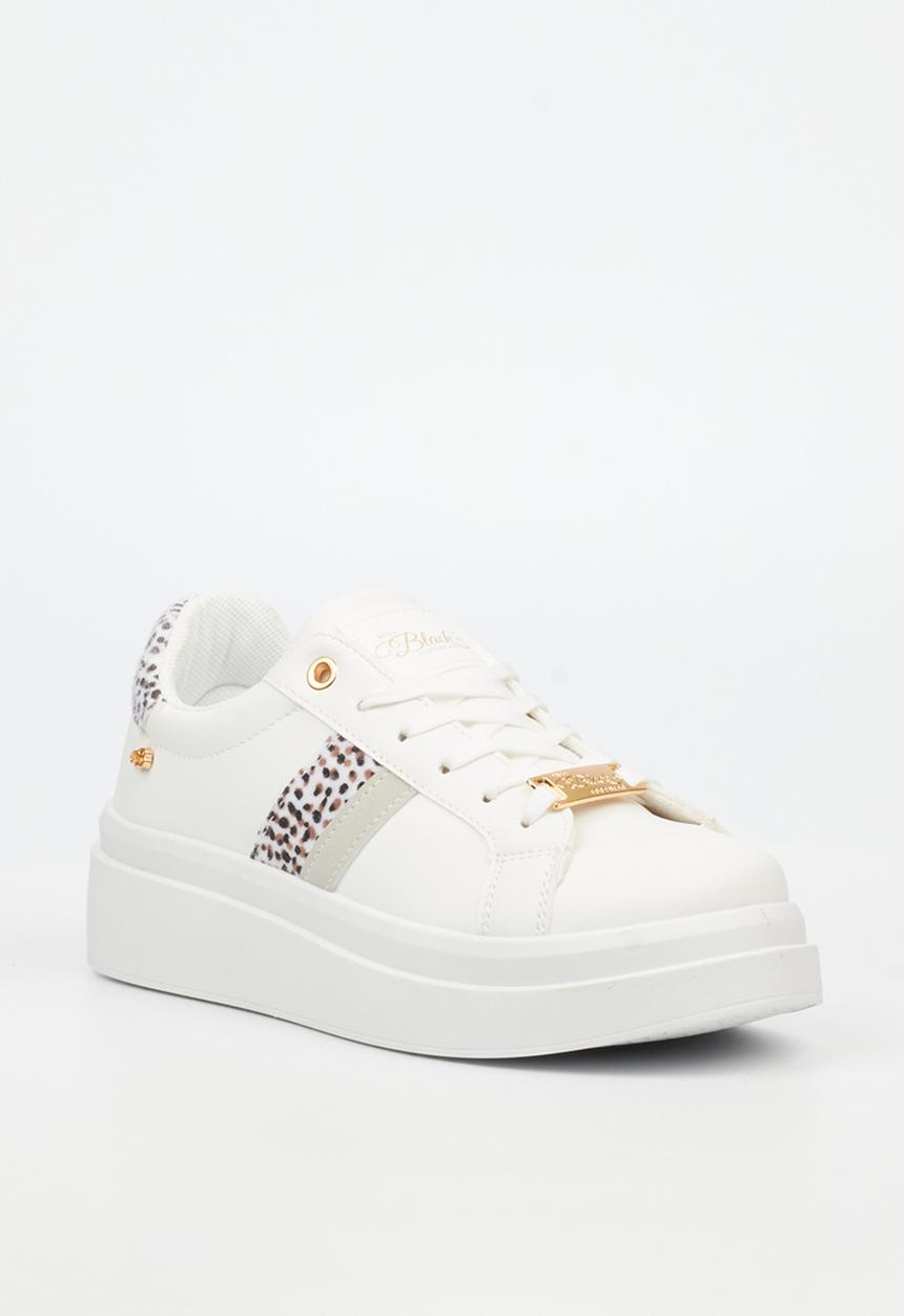 Miss Black - Tina 1 sneaker - leopard combo