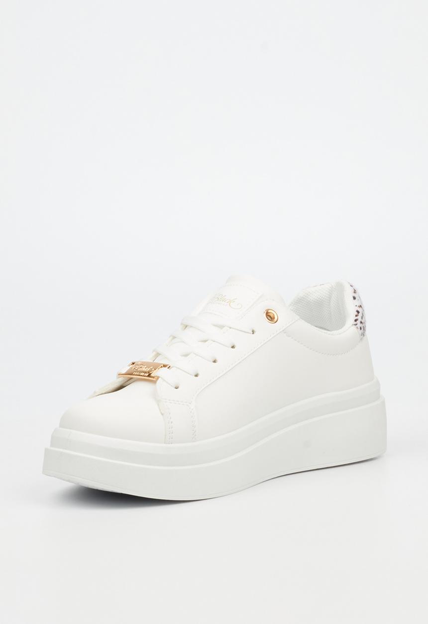 Miss Black - Tina 1 sneaker - leopard combo