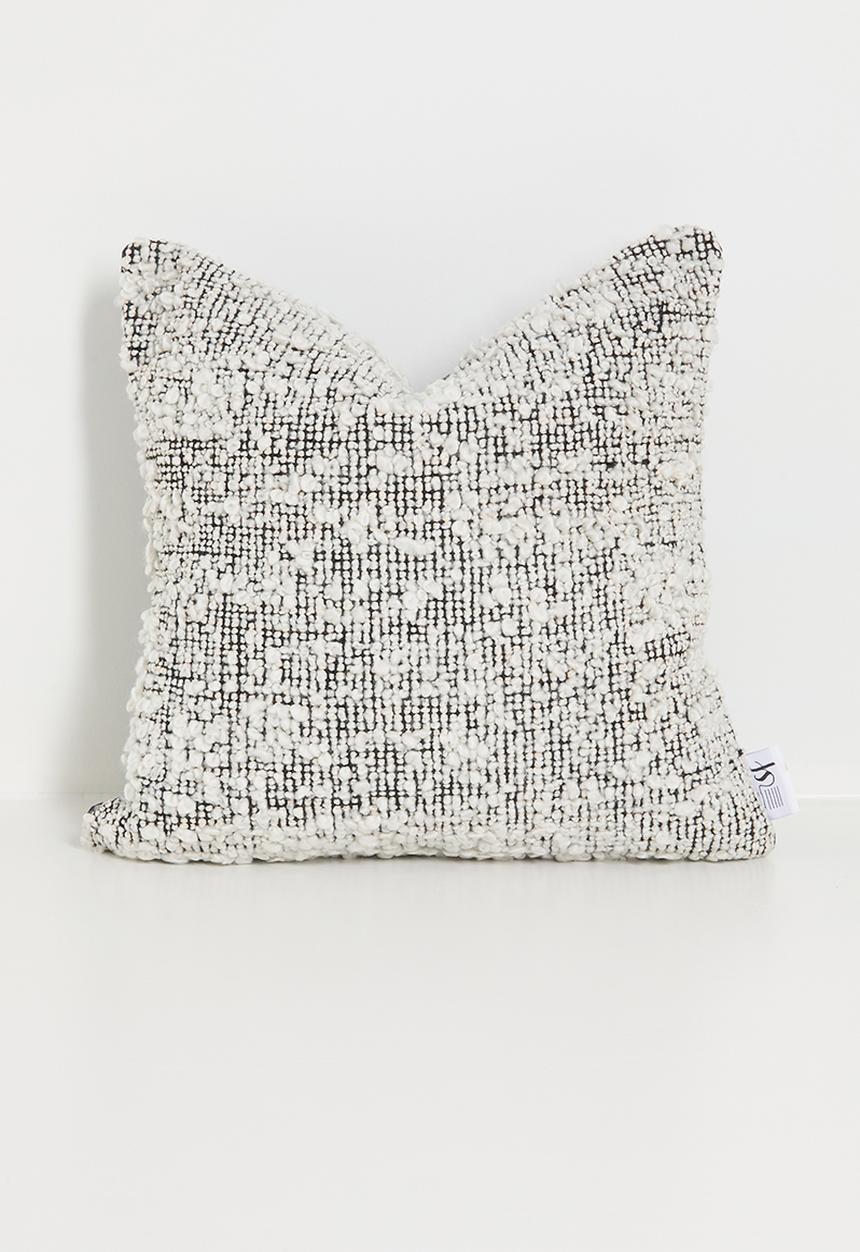 Sixth Floor - DUDU WOVEN CUSHION COVER - CHARCOAL