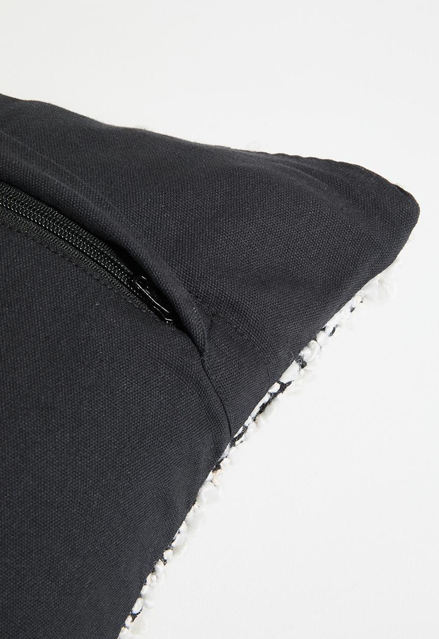 Sixth Floor - DUDU WOVEN CUSHION COVER - CHARCOAL