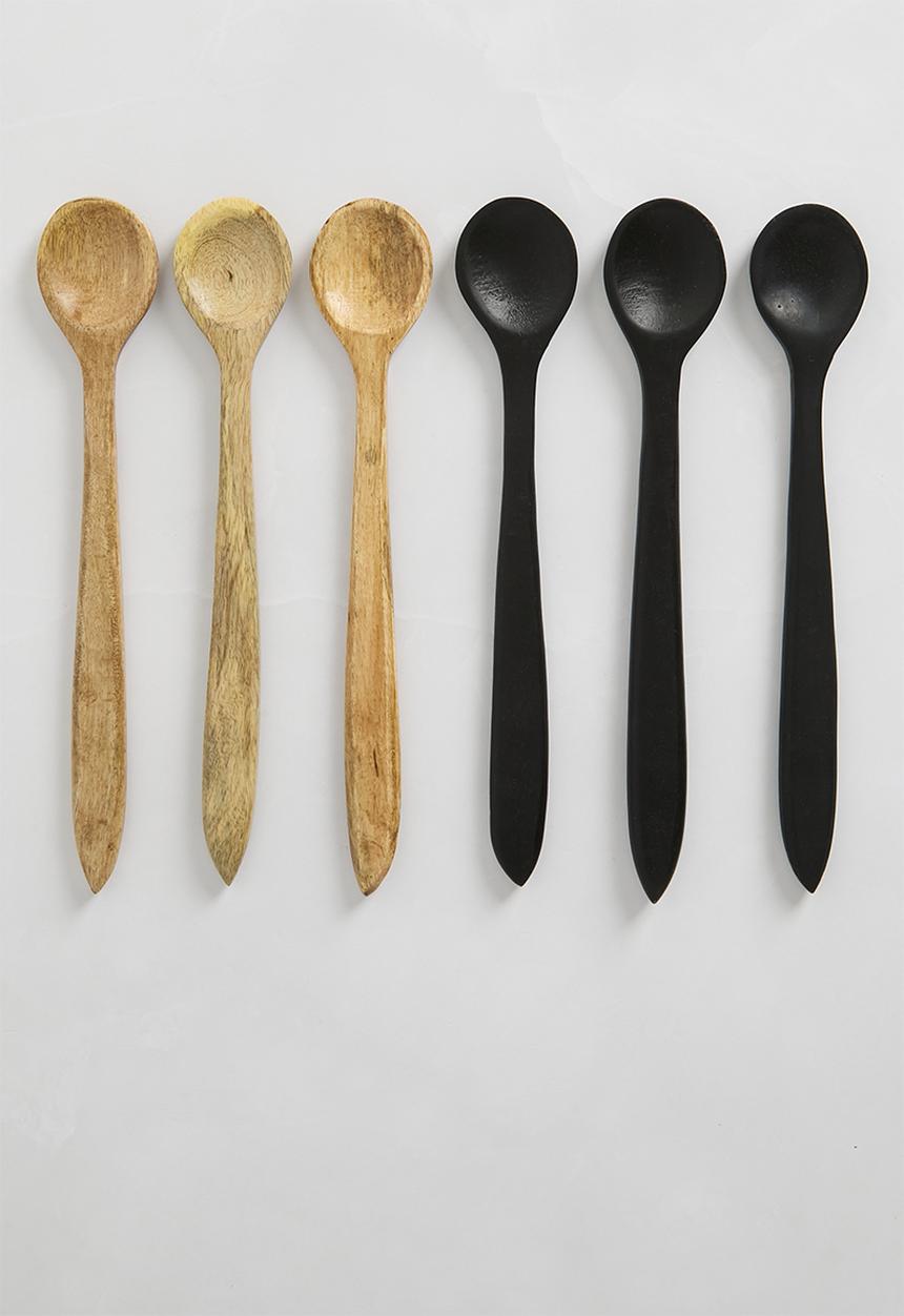 Sixth Floor - wooden spoons set of 6 - Multi