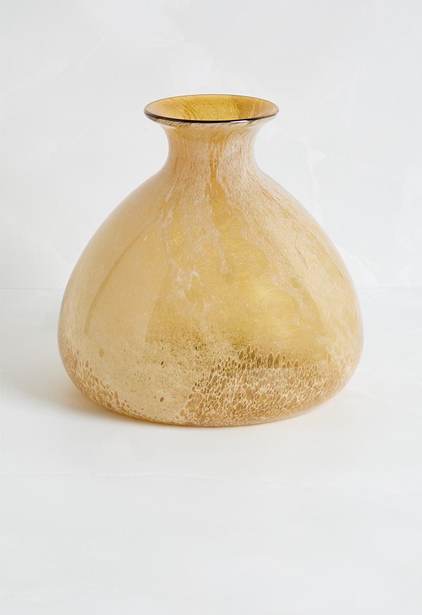 Sixth Floor - Mottled Glass Vase - Natural