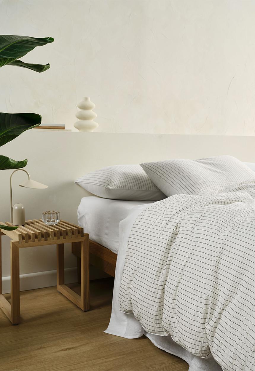 Linen House - Chiltern Duvet Cover Set - Vanilla 