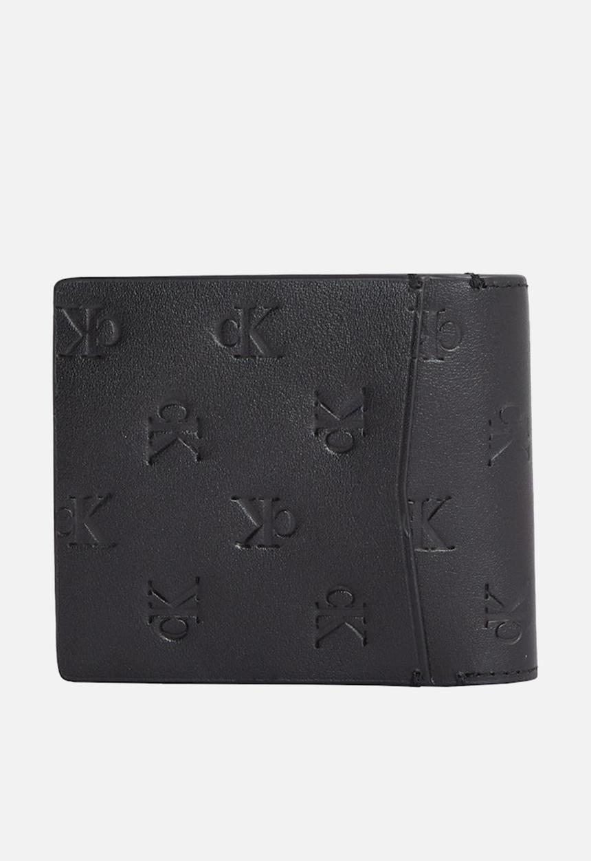 Calvin Klein - Aop Emboss Bifold W/Coin - Black