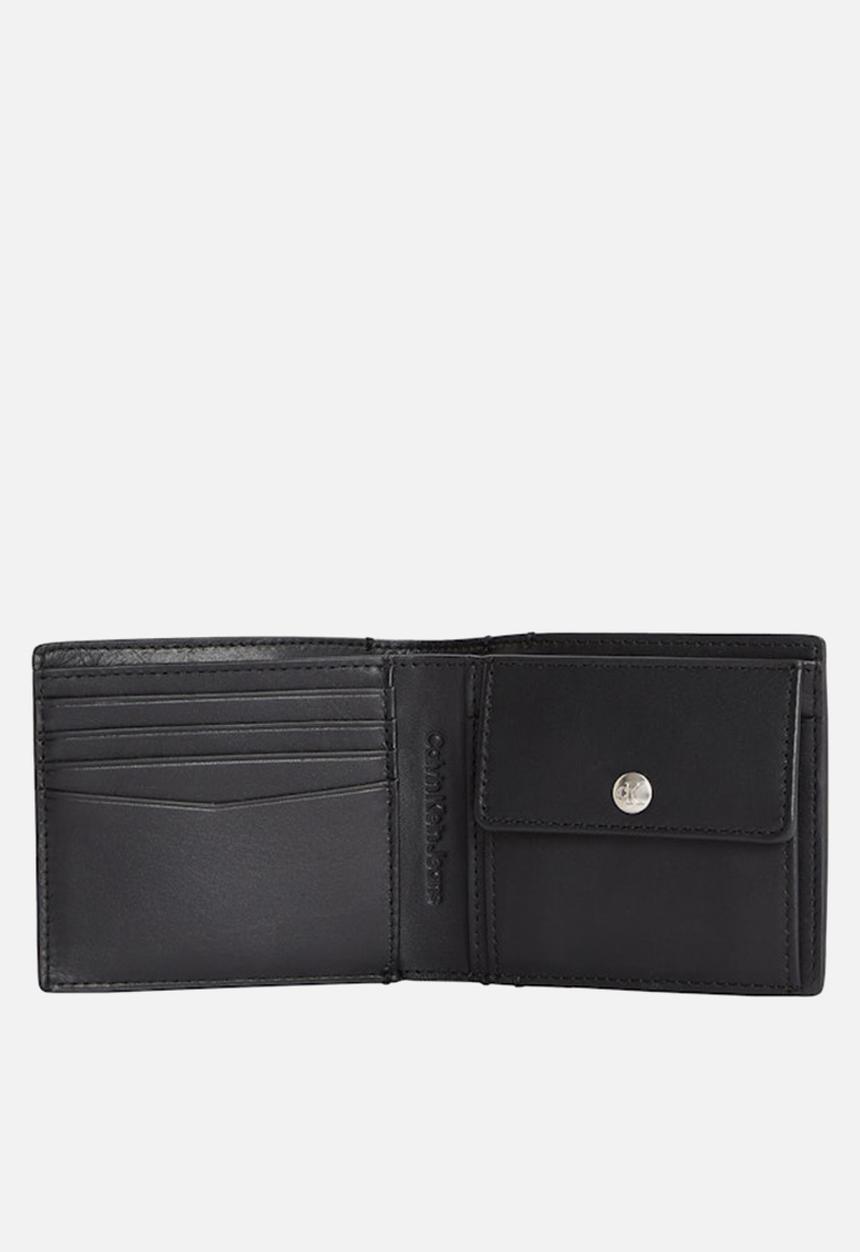 Calvin Klein - Aop Emboss Bifold W/Coin - Black