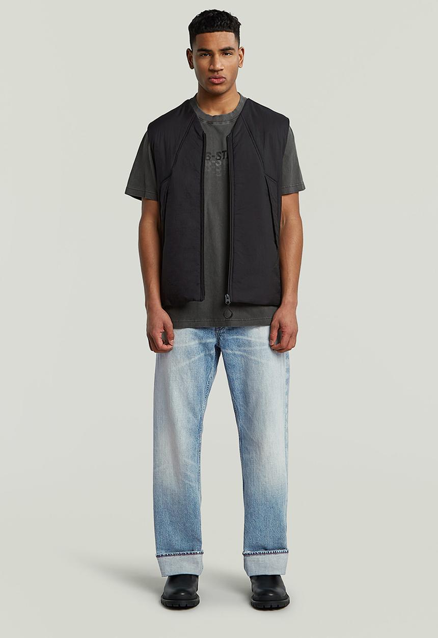 G-STAR - Multi Logo Overdyed Loose R T - Dk Black Gd