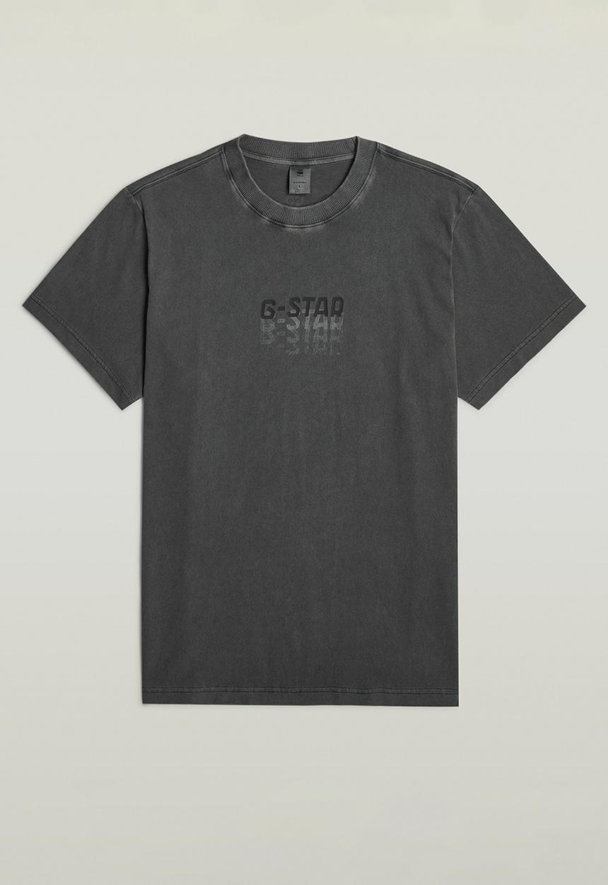 G-STAR - Multi Logo Overdyed Loose R T - Dk Black Gd