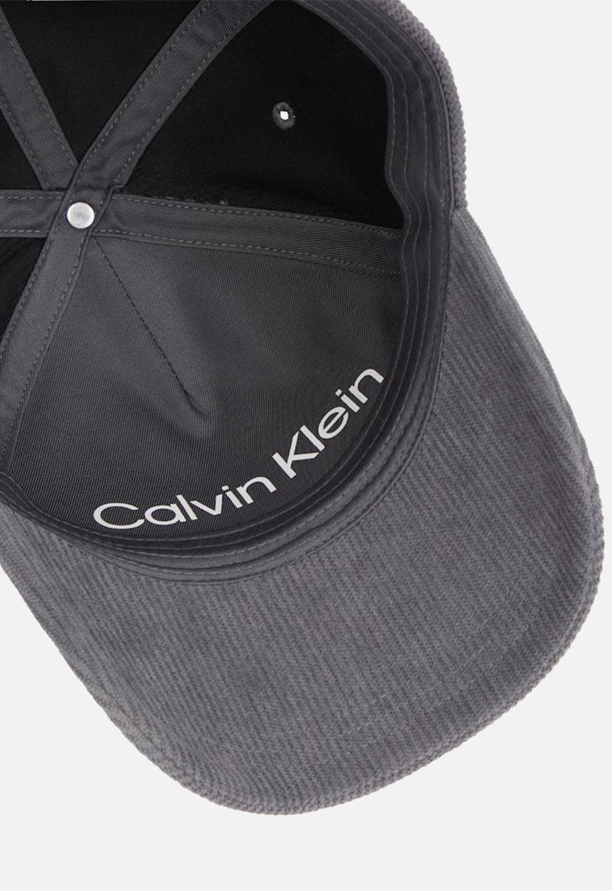 Calvin Klein - Corduroy Bb Cap - Iron Gate