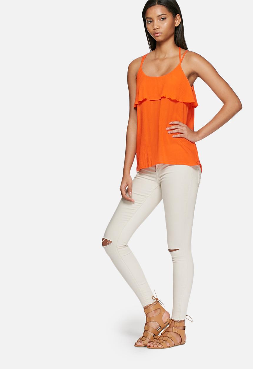 Vero Moda - Crinkla frill top