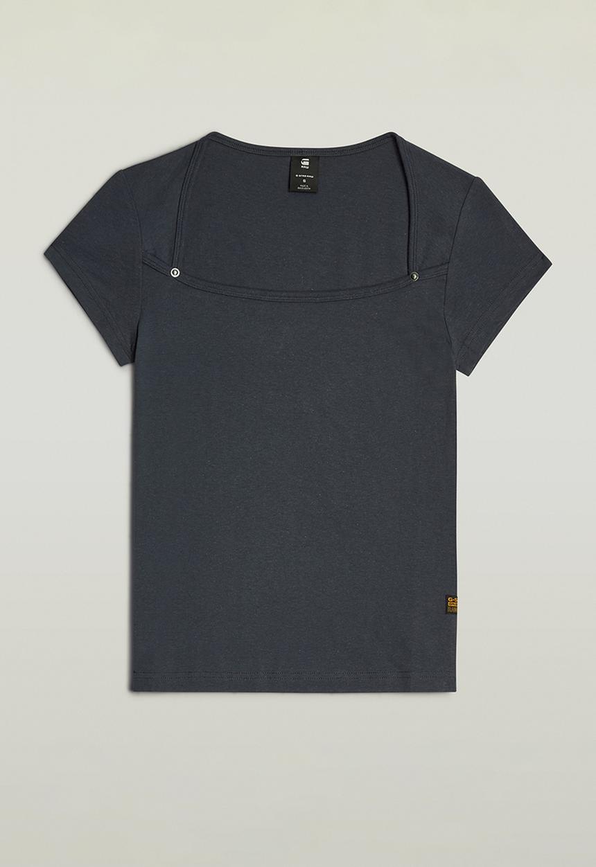 G-STAR - Sweet Heart Slim Top Wmn - Petrol
