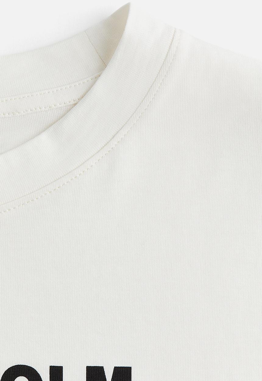 H&M - Oversized printed t-shirt - white stockholm