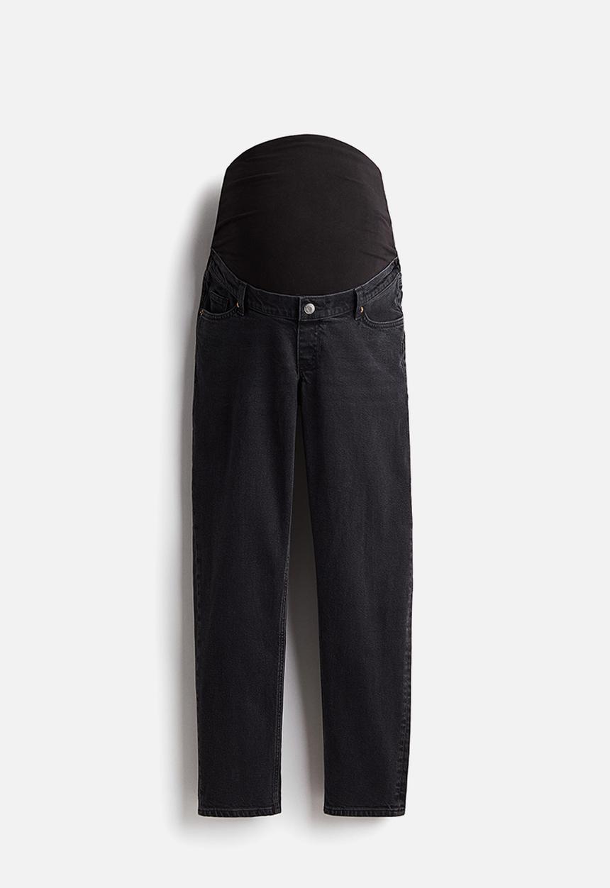 H&M - Mama slim mom ankle jeans - black