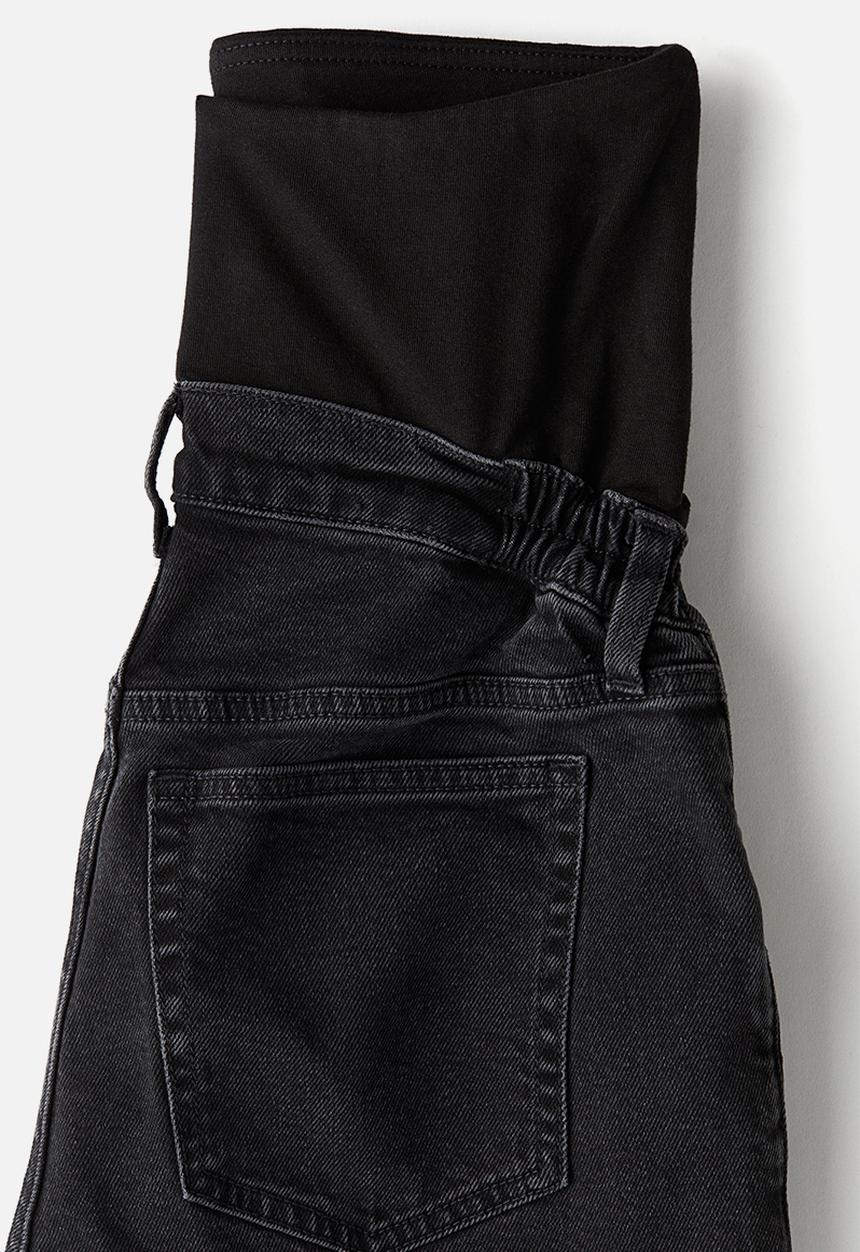 H&M - Mama slim mom ankle jeans - black