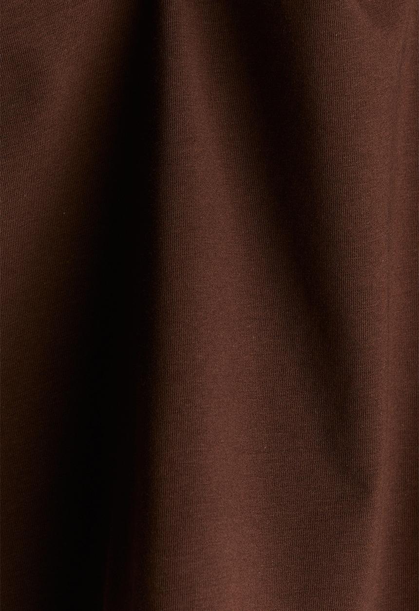 H&M - Cropped cotton top - brown