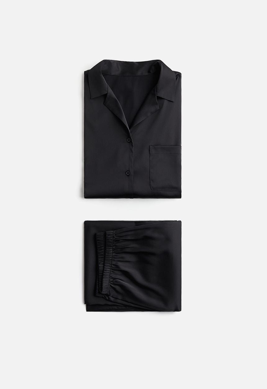 H&M - Satin pyjamas - black