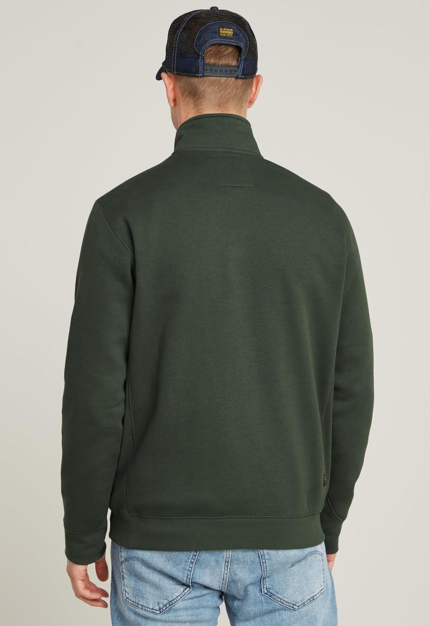 G-STAR - Premium core half zip r sw long sleeve - green