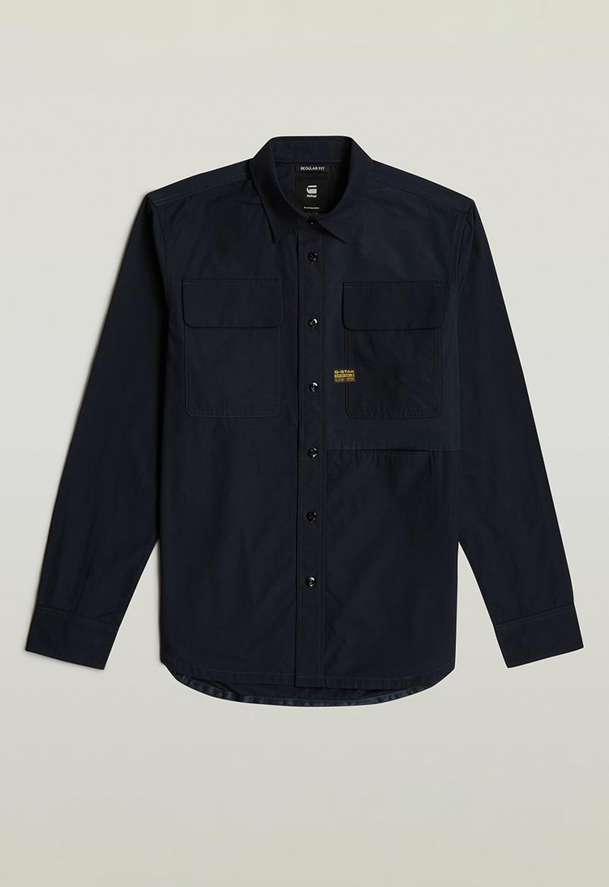 G-STAR - Cpo utility regular shirt long sleeve - blue