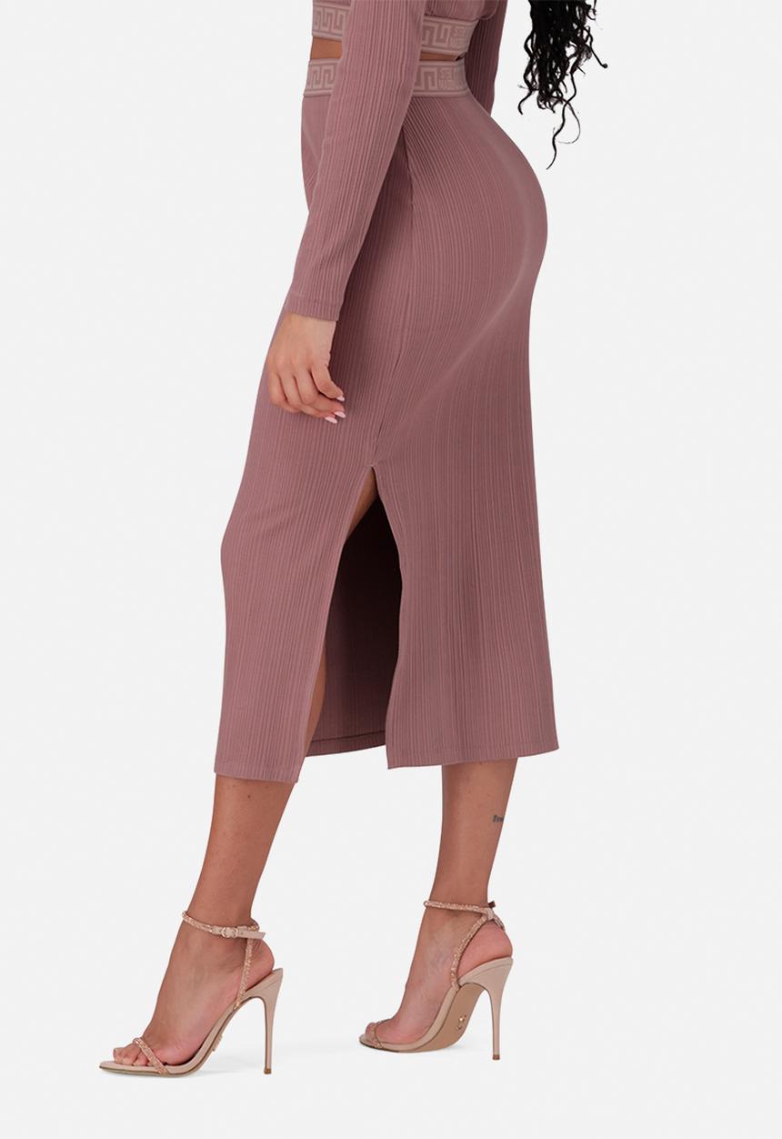 Steve Madden - Karsyn bodycon midi skirt - dark taupe