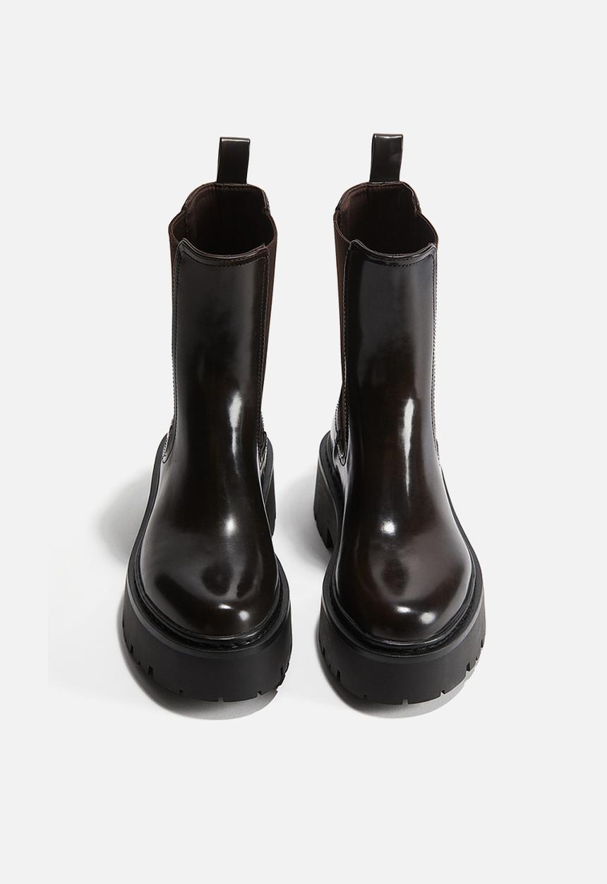 H&M - Chunky chelsea boots - dark brown