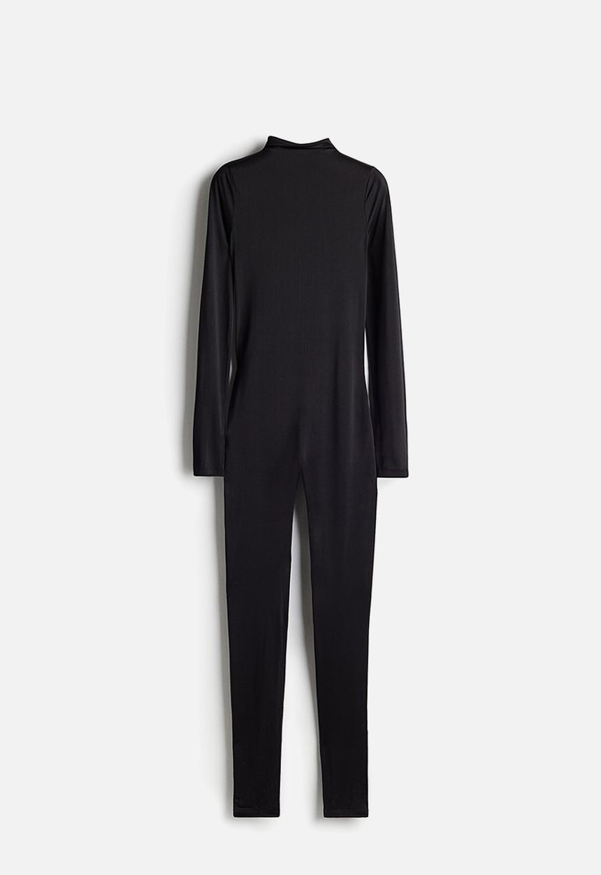 H&M - Long-sleeved unitard - black