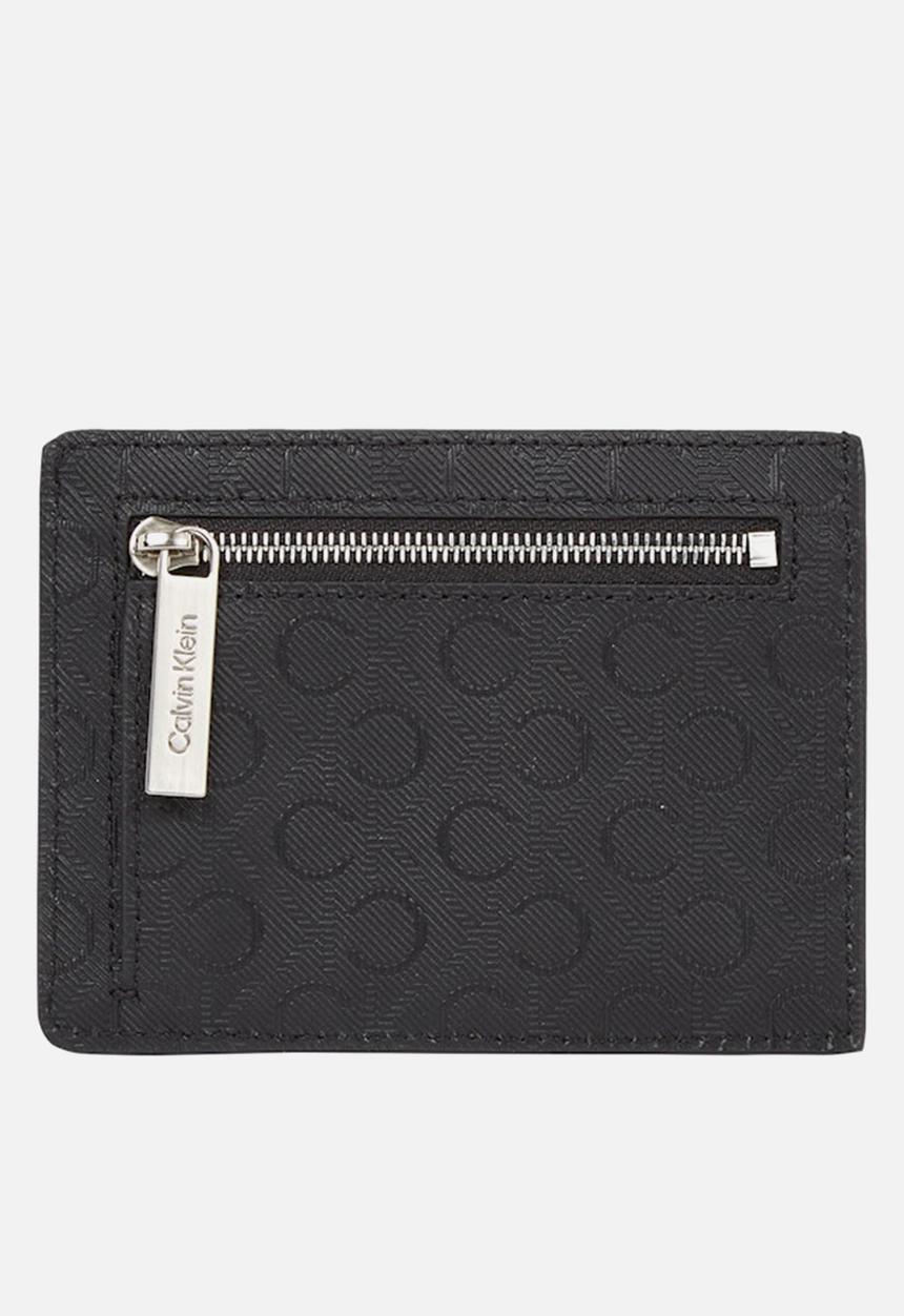 Calvin Klein - CK Must Mono Id Cardholder - Twill Mono Black