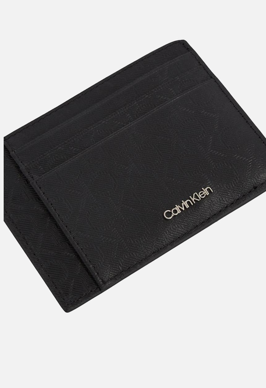 Calvin Klein - CK Must Mono Id Cardholder - Twill Mono Black