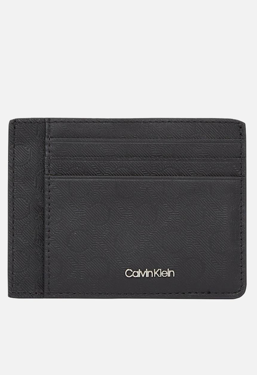 Calvin Klein - CK Must Mono Id Cardholder - Twill Mono Black
