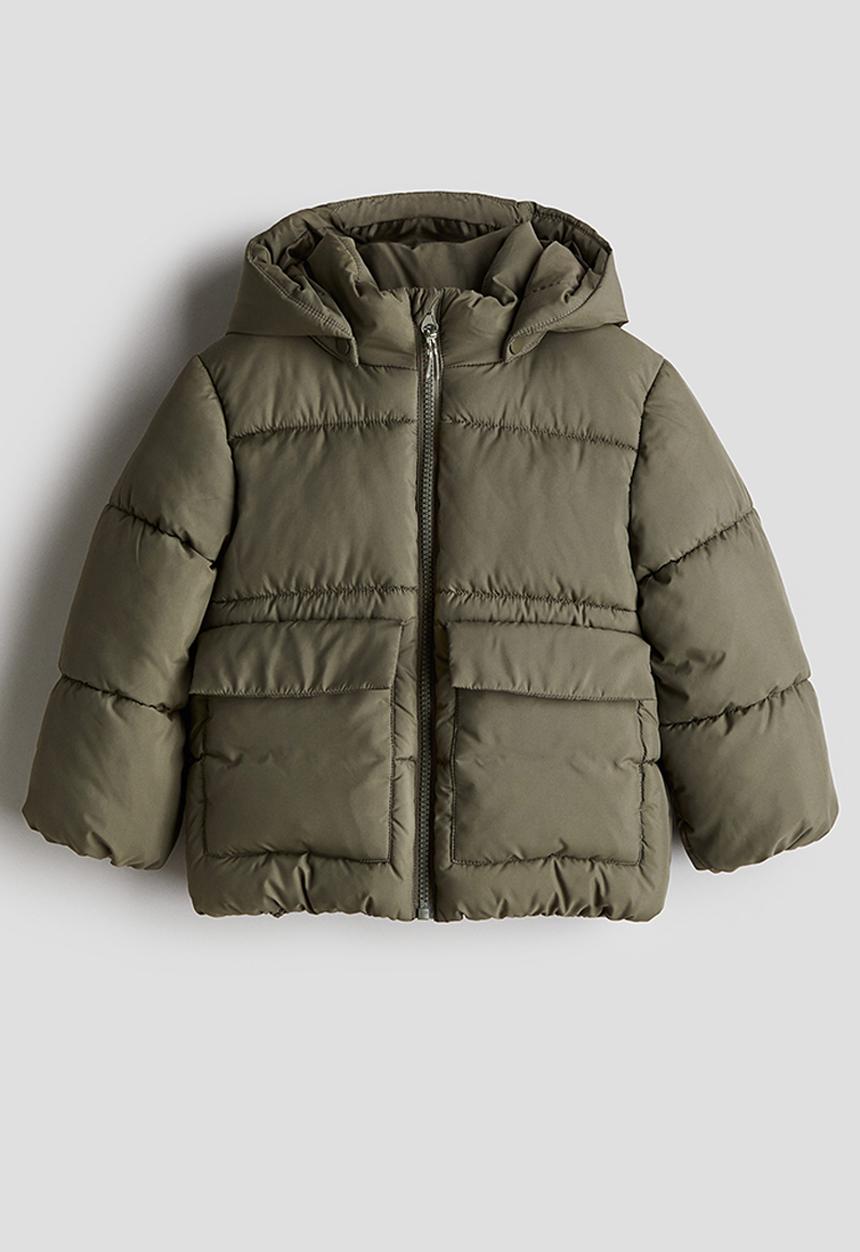 H&M - Water-repellent puffer jacket - khaki green