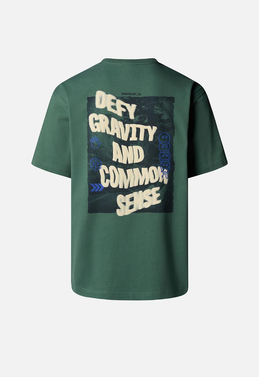The North Face - SS HERITAGE GRAPHIC RELAXED TEE - Duck Green
