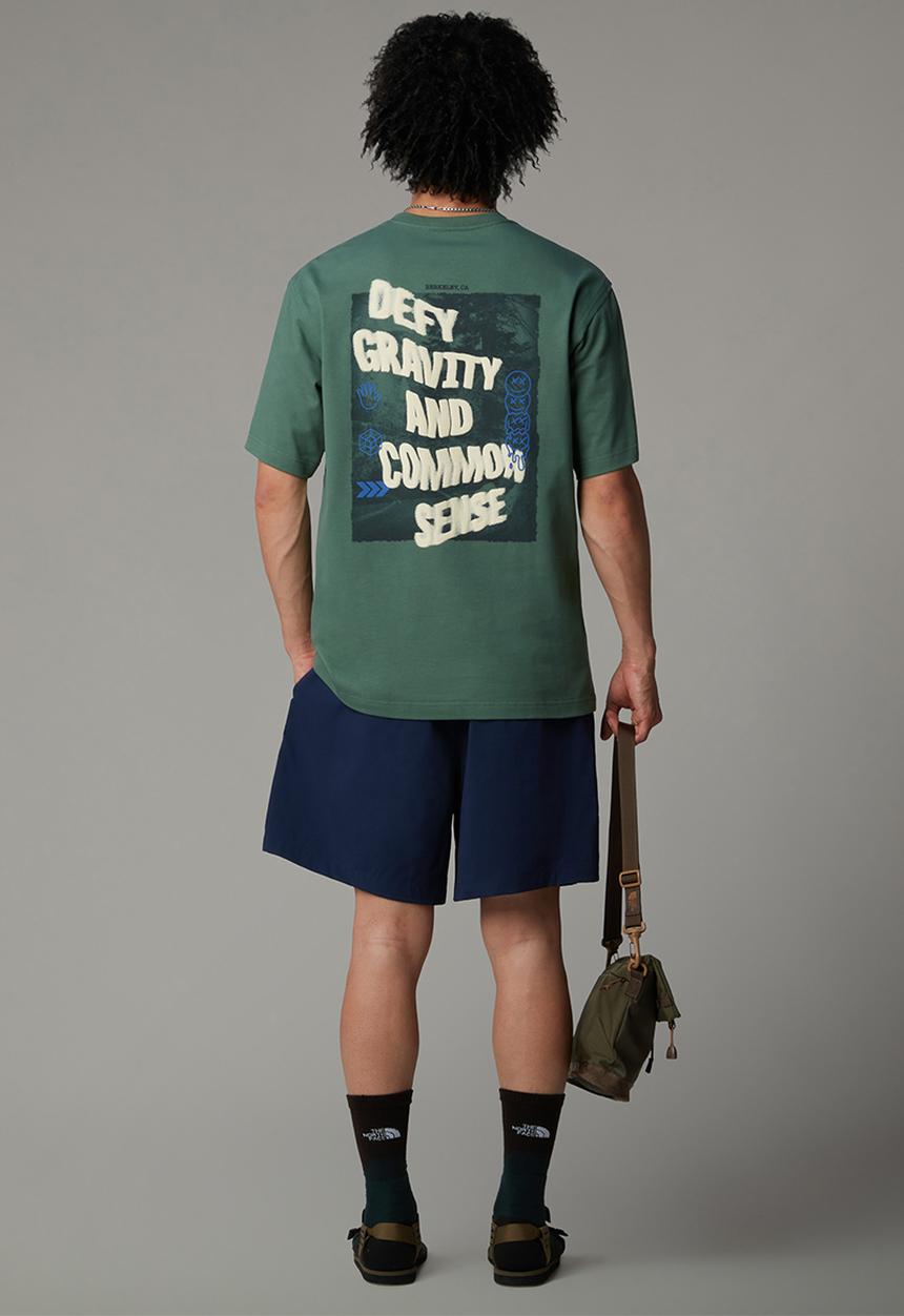 The North Face - SS HERITAGE GRAPHIC RELAXED TEE - Duck Green