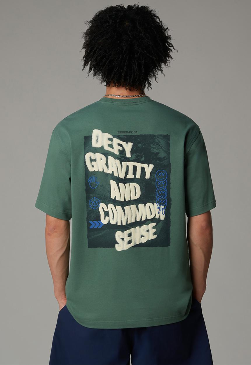 The North Face - SS HERITAGE GRAPHIC RELAXED TEE - Duck Green