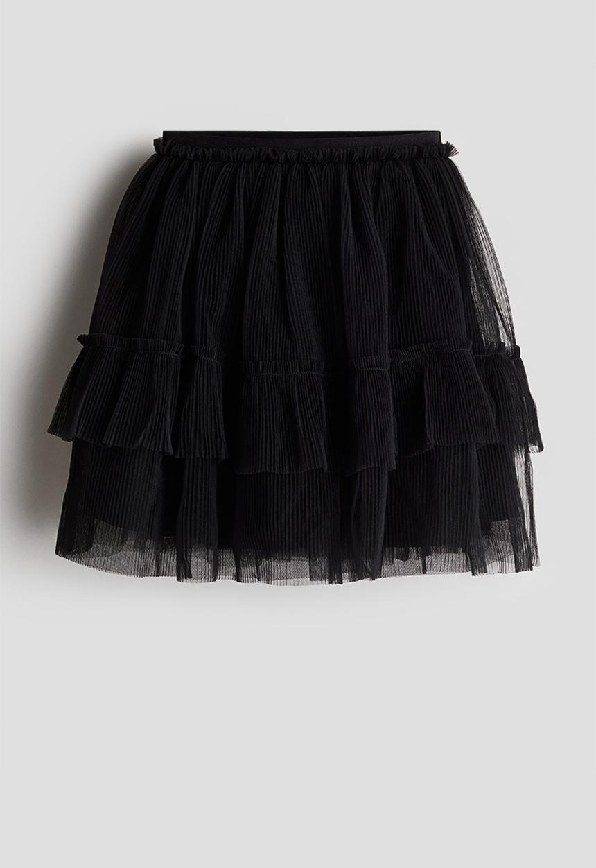 H&M - Mesh skirt - black