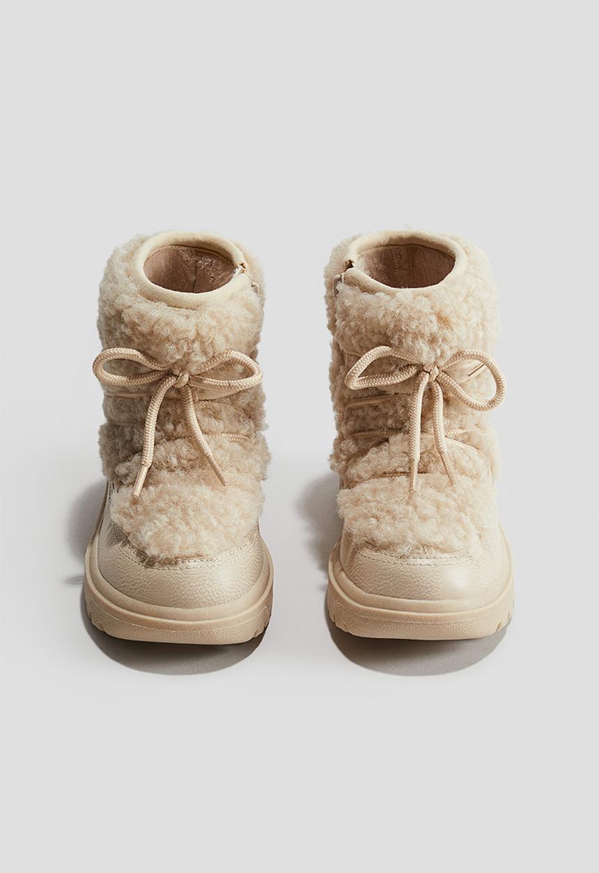 H&M - Warm-lined snow boots - beige