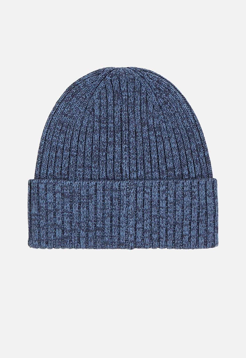 Tommy Hilfiger - THe Flag Twisted Yarn Beanie - Military Denim