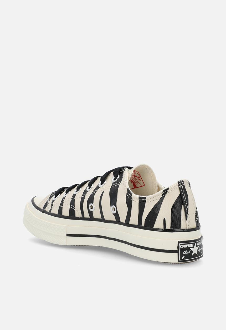 Converse - Chuck 70 low - light dune/black/egret glow in the darchive prints