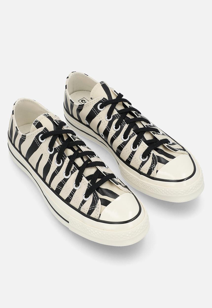 Converse - Chuck 70 low - light dune/black/egret glow in the darchive prints