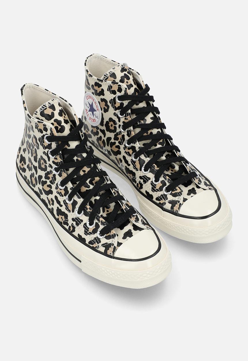 Converse - Chuck 70 hi - egret/light fawn/black  glow in the darchive prints