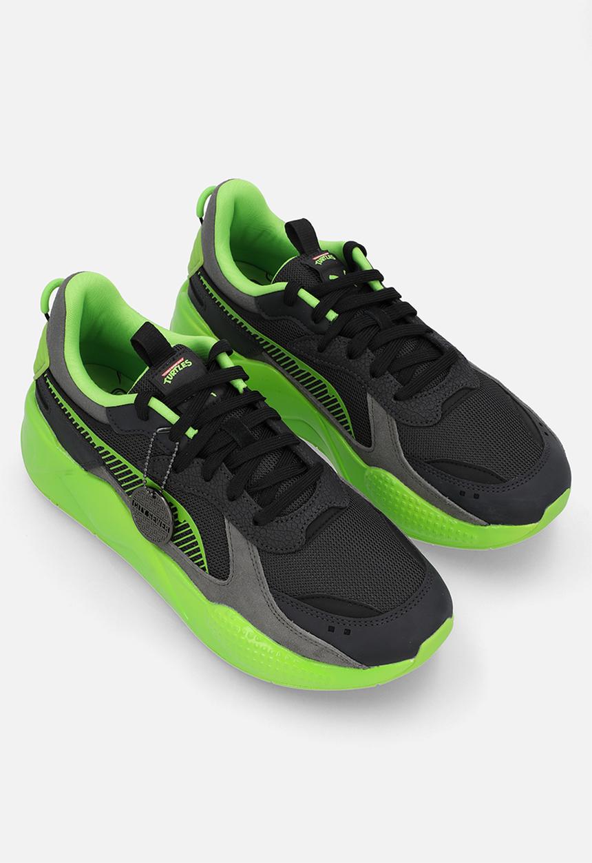 RS-X TMNT - 402373 01 - PUMA Black-Leafy Green