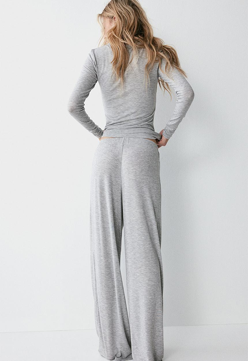 H&M - Jersey pyjamas - light grey marl