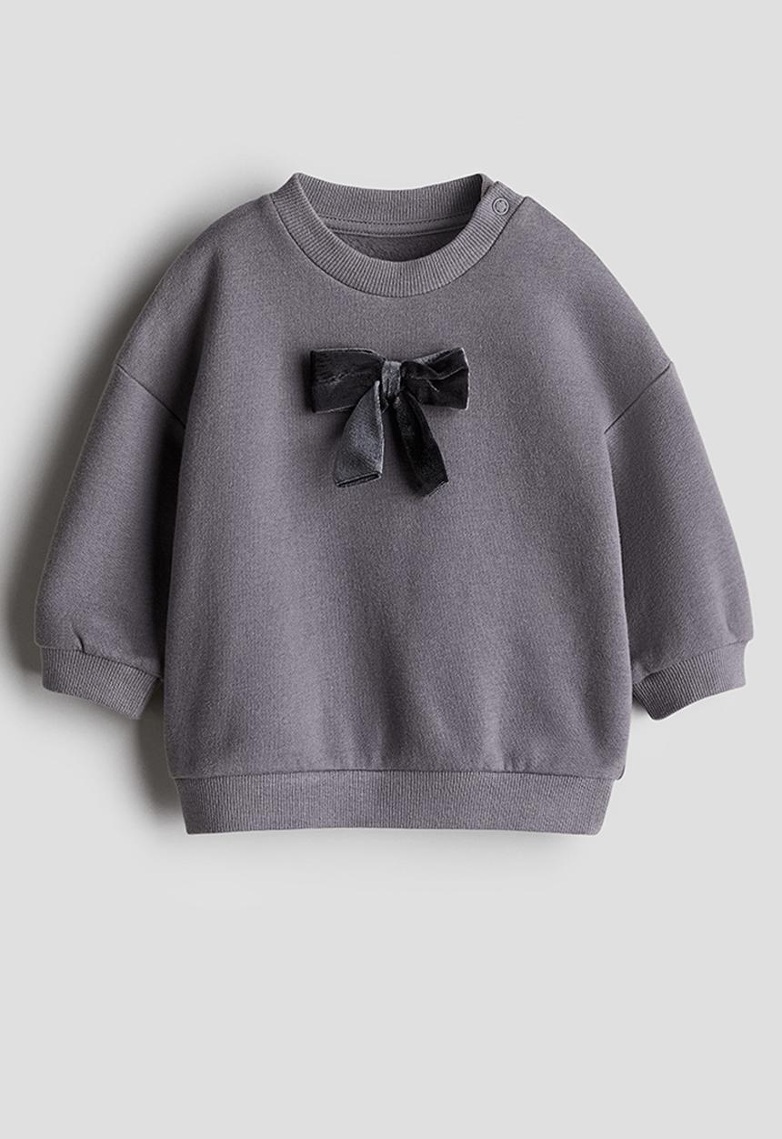 H&M - Crew-neck sweatshirt - dark grey 