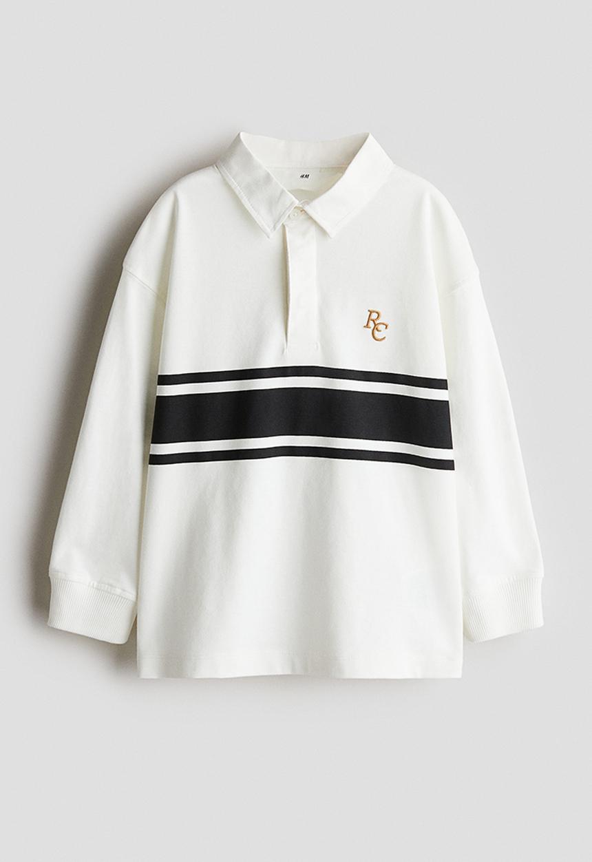 H&M - Rugby shirt - white rc